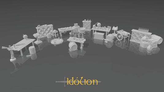 Idolion Merchant Alley Townsfolk Set