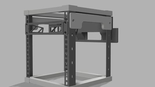 Mini rack - Mikrotik HEX PoE RB960PS with Pi 5   