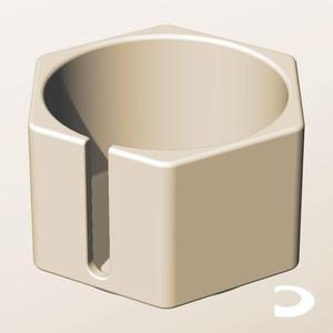 CH96-65-S Slotted Modular Stacking Storage Boxes Bins | Printable Objects - Infinite Containers | stl file for 3d printing