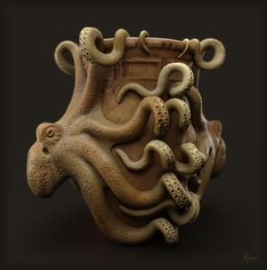 octopus vase