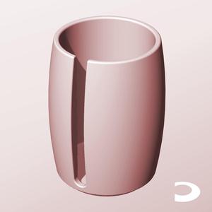 CR68-110-S Slotted Modular Stacking Storage Boxes | Printable Objects - Infinite Containers | stl file for 3d printing