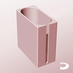 CX68-160-SS Slotted Modular Stacking Storage Boxes | Printable Objects - Infinite Containers | stl file for 3d printing