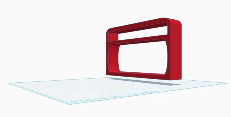 Soporte de Monitor para repisa de melamina 19mm   