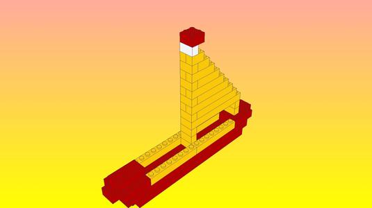NotLego Lego Boat Model 2