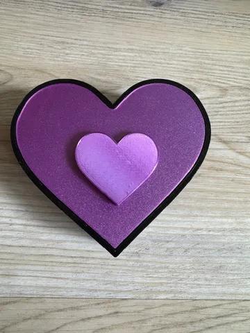 Secret Valentines Day Heart Love Box (opens with magnetic small heart on top) /Liebe "Box" für Gutscheine, Schmuck   