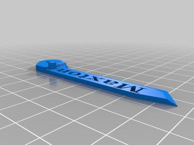 Pocket Knife Blade with test