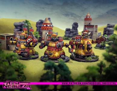 Retro Space Orc Crushinators (8mm - 10mm scale)