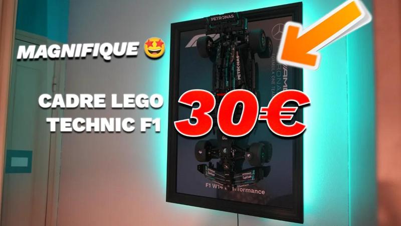 Frame support for Lego F1 Mercedes   