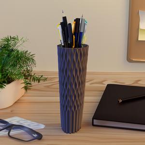 Wavy Pen Holder / Vase - Office Decor