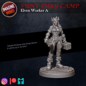 Sun's Fury Camp - Elven Worker A