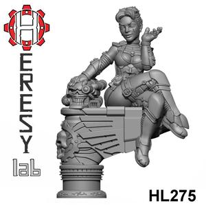 HL275 - Heresylab - SciFi Female PinUp Templar Assassin