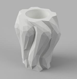 Organic Vase Low Poly