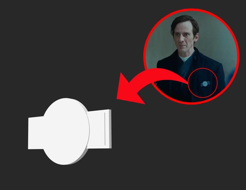 Imperial senate security Badge ( Andor )