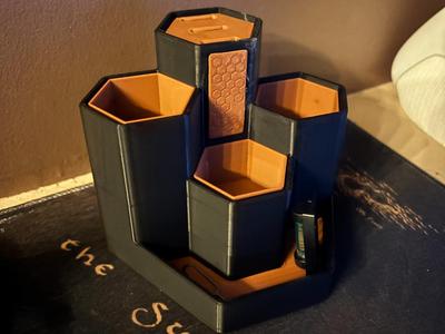 honeycomb desk organizer