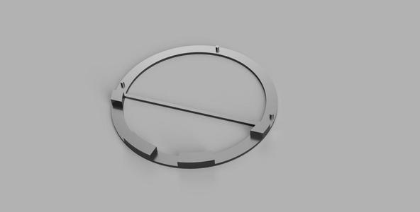 Baseplate for the Stackable Filament Spool Shelf