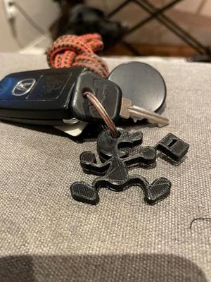 Mr Game and Watch Keychain