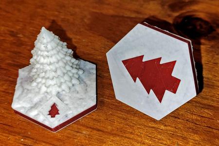 RifRaf Terraforming Mars 2021 Christmas Tree TIle