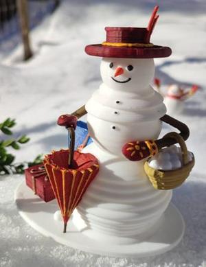 Revised snowwoman