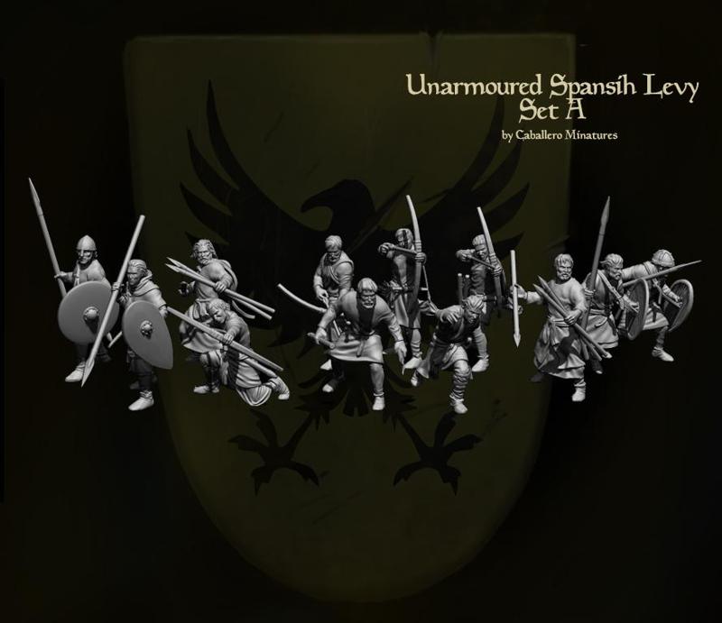 Unarmoured Spanish Levy   Set A 