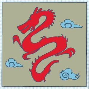 Tsuro Dragon Tile