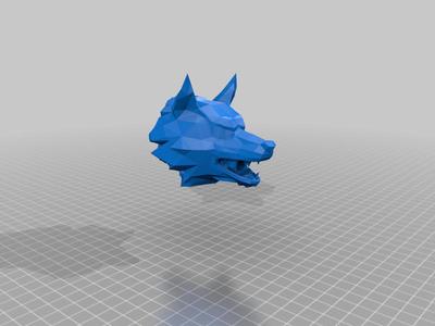 Wolf head flash hider for airsoft