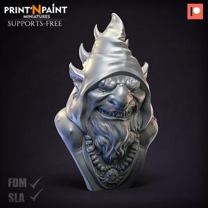 Shaman Goblin Bust