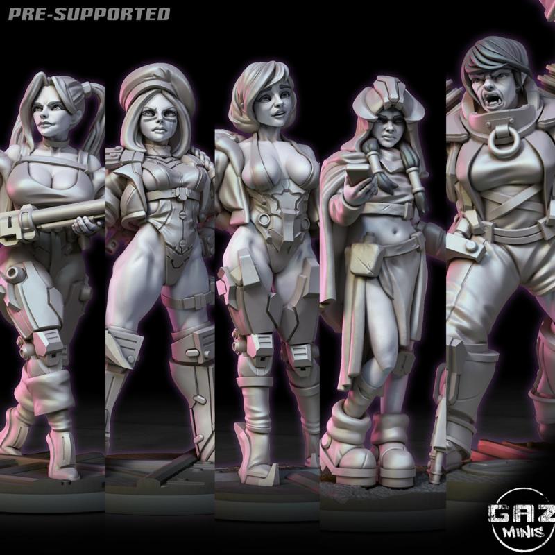 Female Warband, second round! Mini Pack
