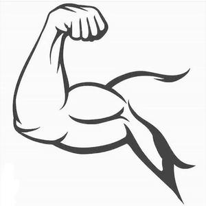 Muscle decor wall   