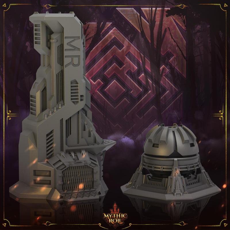 Sci-Fi inspired Buildings| Mythic Roll
