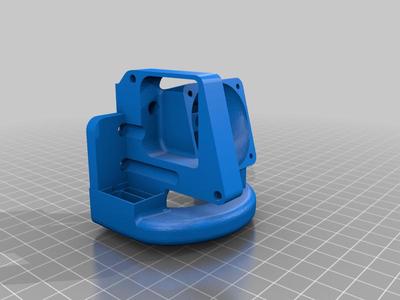 Longer LK4 Pro fanduct 5015 for Micro Swiss hot end