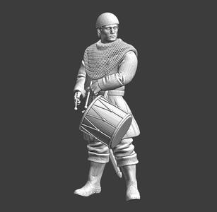 Medieval drummer boy - crusades