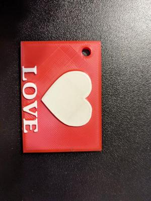 Heart Keychain Test
