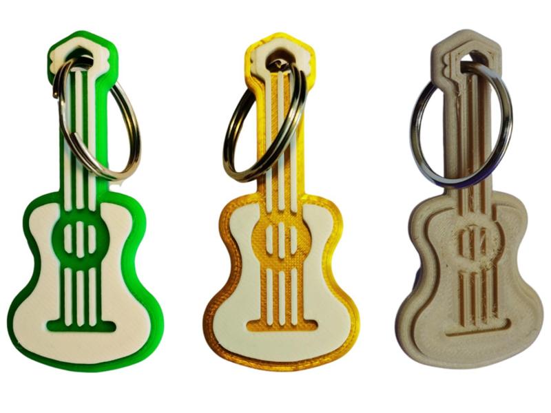 Guitar Keychain