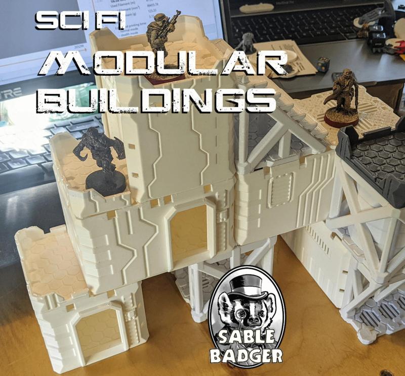 Sci Fi - Modular Buildings set 2