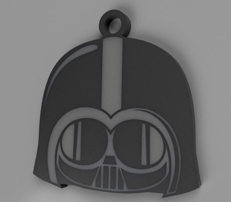 Keychain Darth Vader Cute - Star Wars Theme