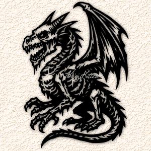 zombie-dragon-7 wall art home decor