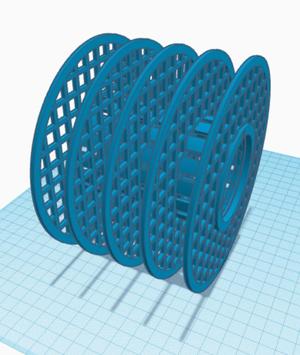 Stackable Spool for Sample Filaments