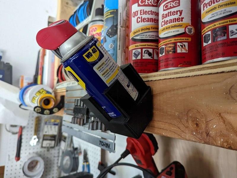 Spray Paint Can Holder - Wall Mount 