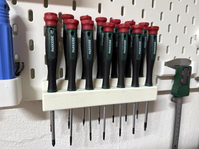 Skadis Parkside screwdriver holder