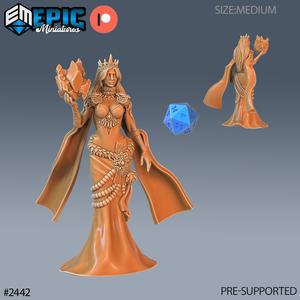 Ice Sorceress / Female Frost Wizard / Human Witch / Snow Magician