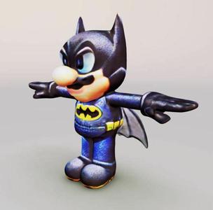 Mario Bros - Batman Funko