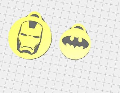 Iron Man Batman Stencil