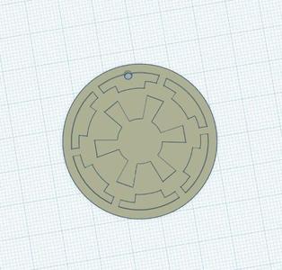 Imperial logo Keychain Star Wars