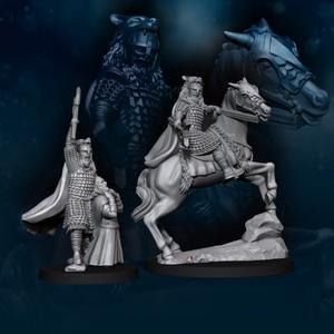 Lord Mountain The Wolf - mtd and foot | Savage Evil Humans | Fantasy
