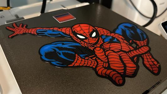 Spiderman Wall Art Multicolour  - 2 versions - AMS