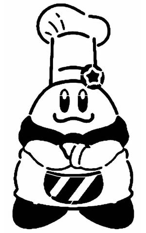 Chef Kawasaki stencil