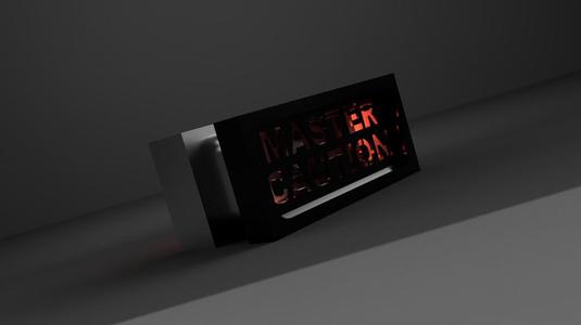 Master Caution Panel Light