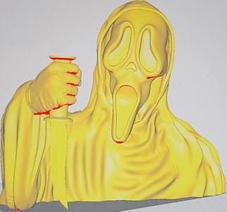 Ghostface  bust