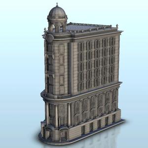 Retro corner building - Flames of war Bolt Action Empire baroque Age of Sigmar Modern Warhammer