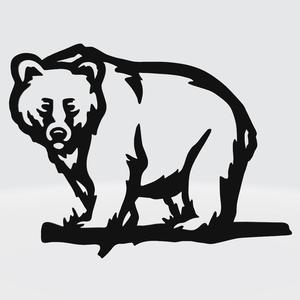 Bear wall decal